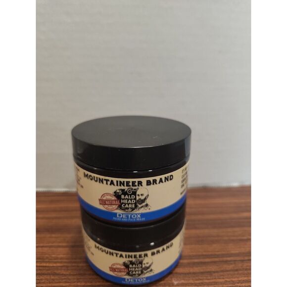 Other - 2 - 4‎ oz Mountineer Bald Head Care Detox Head and Face Mask